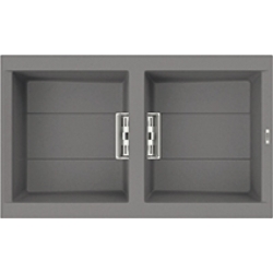 Zlewozmywak Elleci SMART 450 KERATEK K97 LIGHT GREY LKI45097SMT